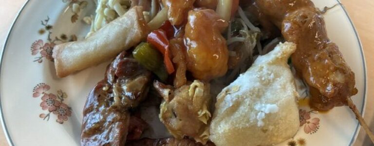 Foto’s van het Chinees buffet